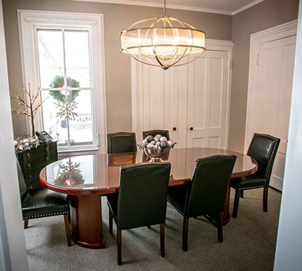 Interior Of The Office Of The Law Offices Of McHugh & Associates, LLC.